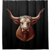 Texas Longhorn Douchegordijn (Voorkant)