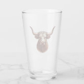Texas Longhorn Glas (Achterkant)