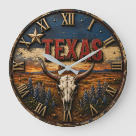 Texas Longhorn Grote Klok