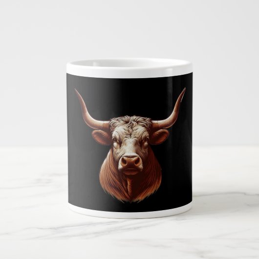 Texas Longhorn Grote Koffiekop (Voorkant)