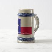 Texas Longhorn het symbool van Power Beer Stein Bierpul (Voorkant rechts)