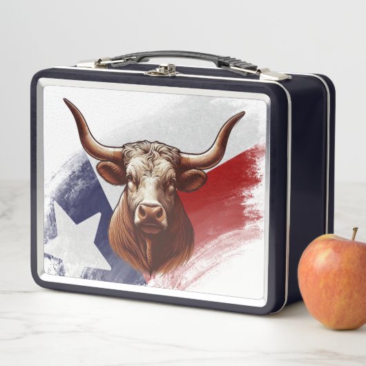 Texas longhorn koe (In situ)