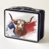 Texas longhorn koe (Voorkant)