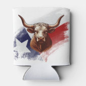 Texas longhorn koe blikjeskoeler (Achterkant)