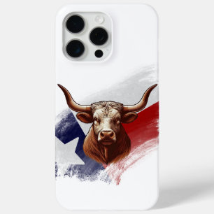 Texas longhorn koe iPhone 15 pro max hoesje