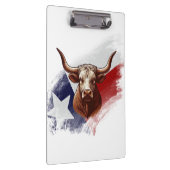 Texas longhorn koe klembord (Rechts)