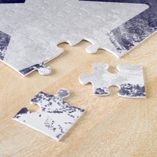 Texas longhorn koe legpuzzel (Zijkant)