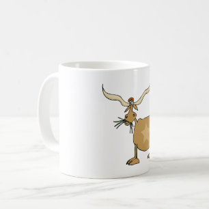 Texas Longhorn Koe met Ster Koffiemok