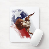 Texas longhorn koe muismat (Met muis)