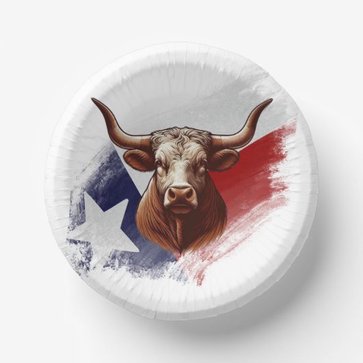 Texas longhorn koe papieren kommen (Voorkant)