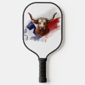 Texas longhorn koe pickleball paddle (Voorkant)