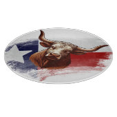 Texas longhorn koe snijplank (Hoek)