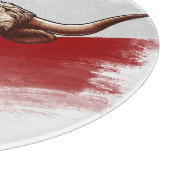 Texas longhorn koe snijplank (Hoek)