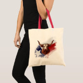 Texas longhorn koe tote bag (Voorkant (product))