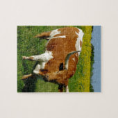 Texas Longhorn Legpuzzel (Horizontaal)