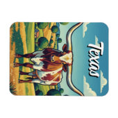 Texas longhorn magneet (Horizontaal)