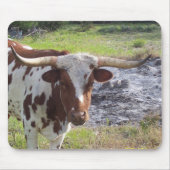 Texas Longhorn Muismat (Voorkant)
