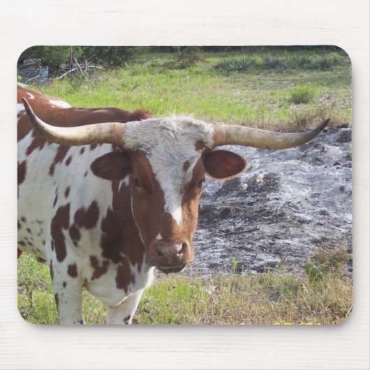 Texas Longhorn Muismat (Voorkant)