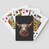 Texas Longhorn Pokerkaarten (Achterkant)