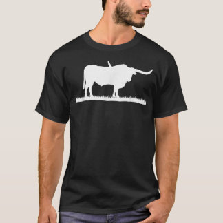 Texas Longhorn Rancher - Longhorn Koe voor rundvee T-shirt