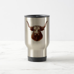 Texas Longhorn Reisbeker