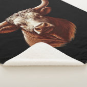 Texas Longhorn Sherpa Deken (3/4)
