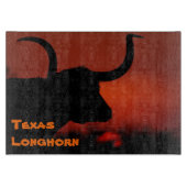 Texas Longhorn Snijplank (Voorkant)