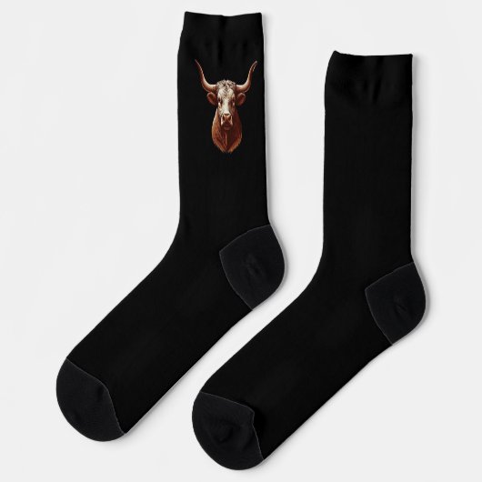 Texas Longhorn Sokken (Links)