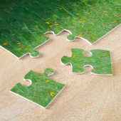 Texas Longhorn steer op westerne ranch Legpuzzel (Zijkant)