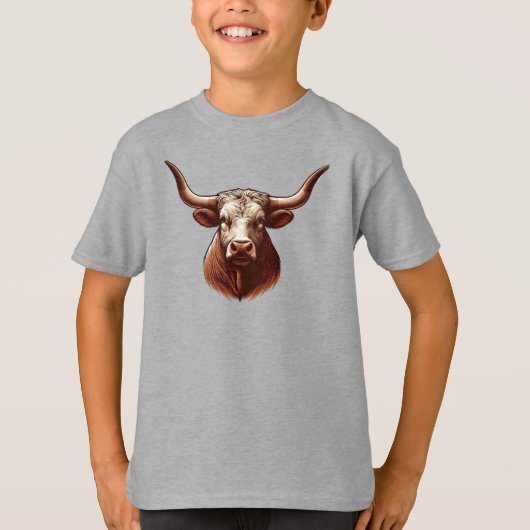 Texas Longhorn T-shirt (Voorkant)