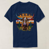 Texas Longhorn T Shirt Design TShirt (Design voorkant)