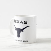 Texas Longhorn The Lone Star State Koffiemok (Voorkant links)