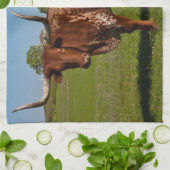 Texas Longhorn Theedoek (Gevouwen)