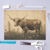 Texas Longhorn Tissuepapier (Craft)