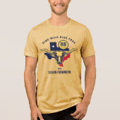 Texas Longhorn Tri-Blend Shirt (Voorkant)