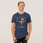 Texas Longhorn Tri-Blend Shirt (Voorkant volledig)