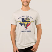 Texas Longhorn Tri-Blend Shirt (Voorkant)