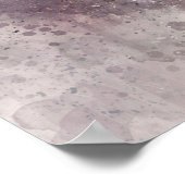 Texas Longhorn Waterverf Foto Abstract Modern Poster (Hoek)