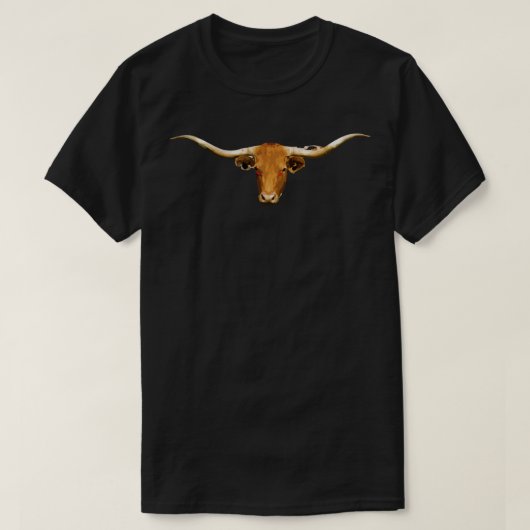 Texas Longhorn wo Txt X T-shirt (Design voorkant)