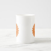 Texas Longhorns Badge Logo Design Porselein Kop (Voorkant)