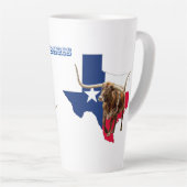 Texas Longhorns, Texaanse stijl Latte Mok (Rechterhoek)