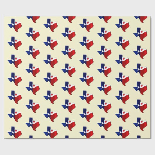 Texas Love Cadeaupapier (Vlak)