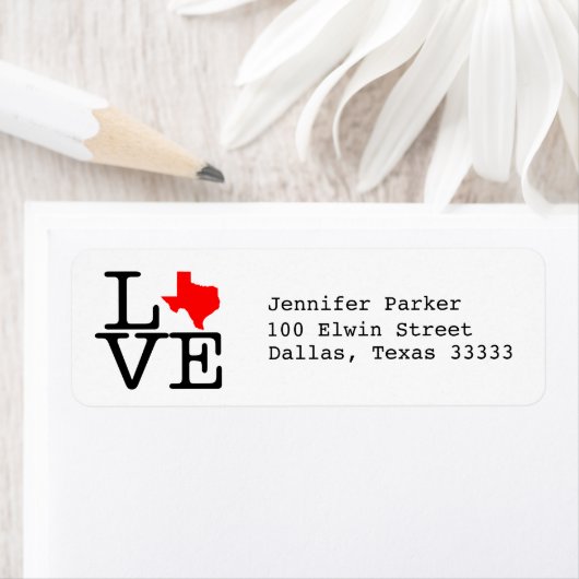 Texas Love Etiket (Insitu)