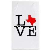 Texas Love Glossy Gift Bag Klein Cadeauzakje (Achterkant)