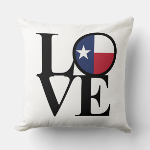 Texas LOVE Sierkussen 20 x 20 inch