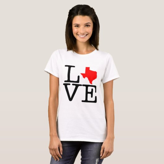 Texas Love T-shirt (Voorkant volledig)