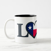 Texas Love Tweekleurige Koffiemok (Links)