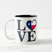 Texas Love Tweekleurige Koffiemok (Links)