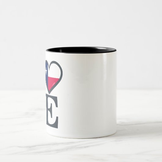 Texas Love Tweekleurige Koffiemok (Center)