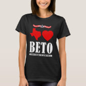 Texas Loves Beto Shirt Beto O'Rourke Senate 2018 (Voorkant)